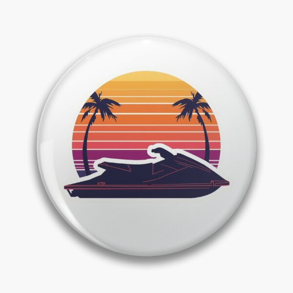 Item preview, Watercolor Jet Ski Ocean Splash Sticker designed and sold by KiValuate.