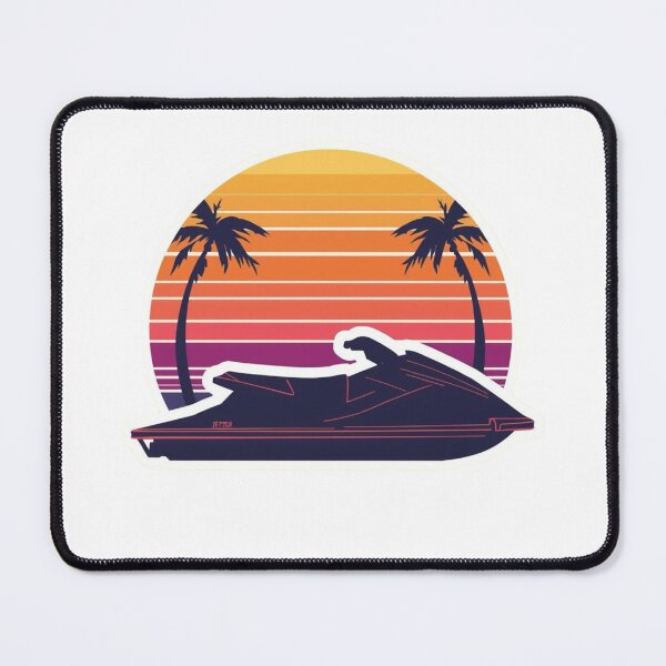 Item preview, Watercolor Jet Ski Ocean Splash Sticker designed and sold by KiValuate.