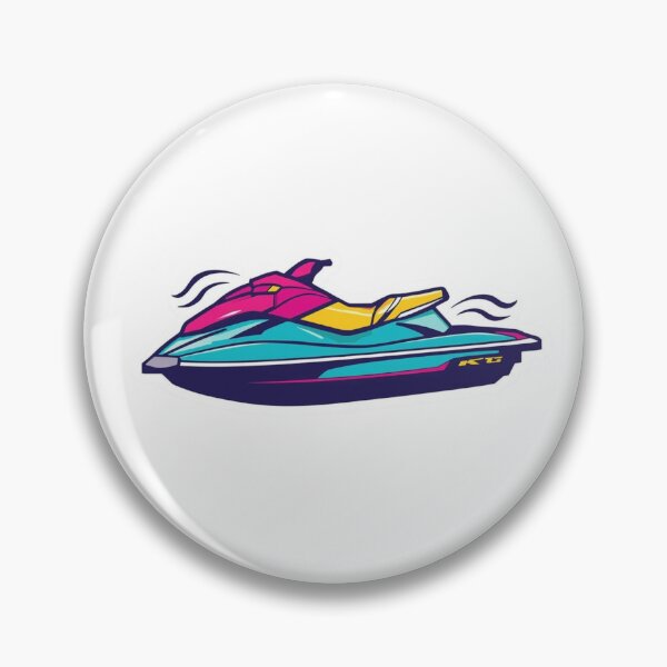 Item preview, Jet Ski Adventure Badge Sticker designed and sold by KiValuate.