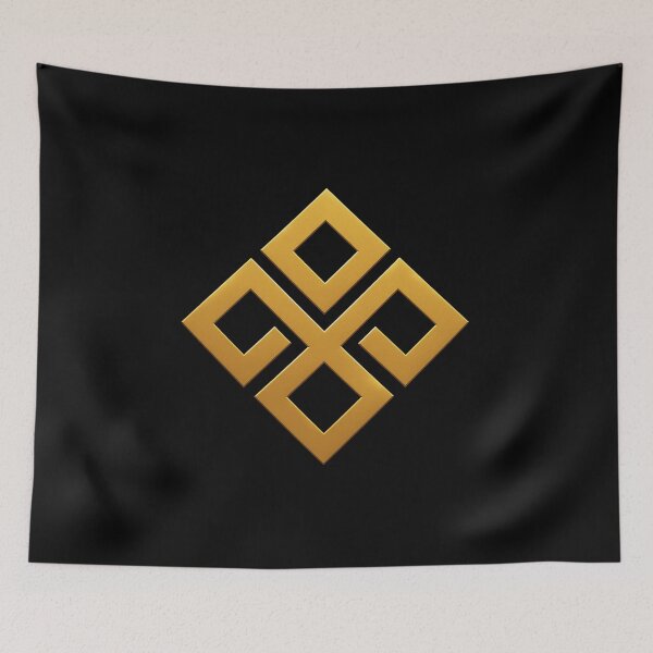 Item preview, Dadzbog Slavic Sun Symbol – Golden Sacred Geometry designed and sold by Papier Atelier Art.