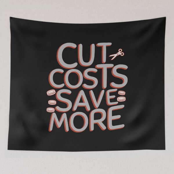Item preview, Cut costs save more motivational words designed and sold by Innet.