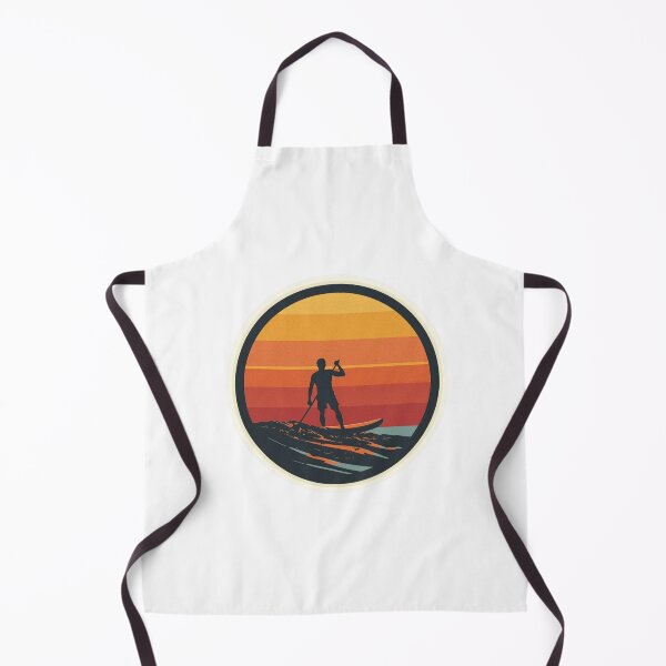 Item preview, Watercolor Paddle Board Lake Scene Sticker designed and sold by KiValuate.