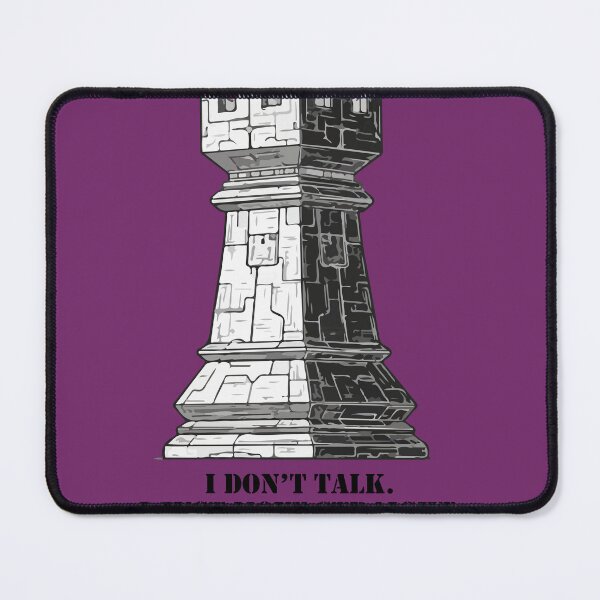 Item preview, space chess - chess pieces - Rook - I DONT TALK I JUST MOVE STRAIGHT designed and sold by Prtina.