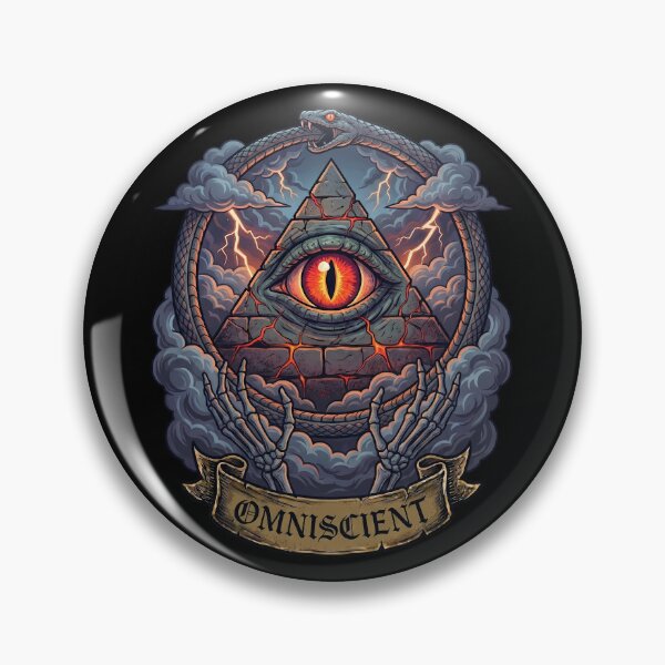 Item preview, All Seeing Eye Pyramid Snake Omniscient Mystical designed and sold by k3rstman1.