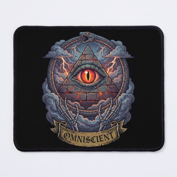 Item preview, All Seeing Eye Pyramid Snake Omniscient Mystical designed and sold by k3rstman1.