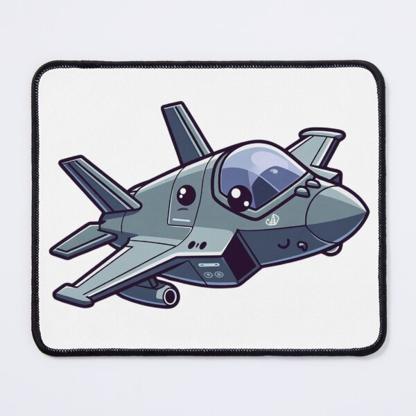 Item preview, Flying Anime Stealth Jet | F-22 Inspired Cartoon Fighter Art designed and sold by Combat Skies.