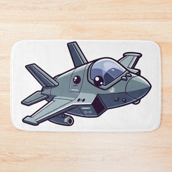 Item preview, Flying Anime Stealth Jet | F-22 Inspired Cartoon Fighter Art designed and sold by Combat Skies.