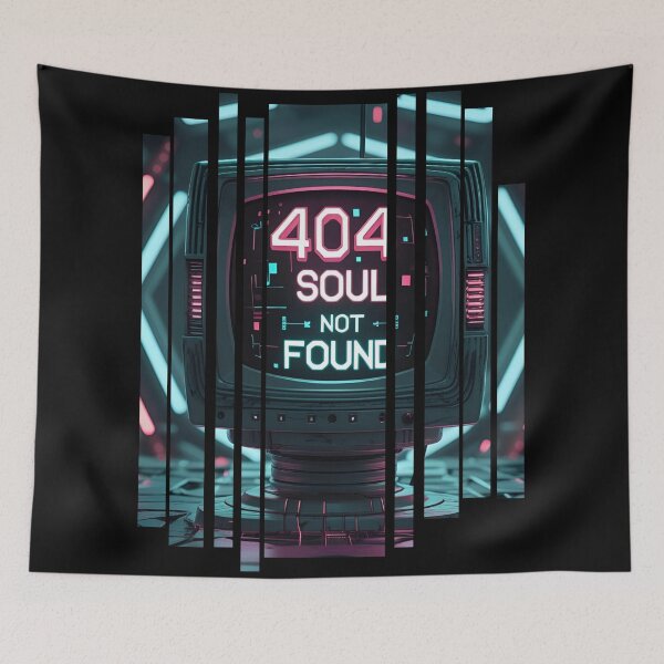 Item preview, Retro CRT Monitor with 404 Soul Not Found 8 designed and sold by Neon G.