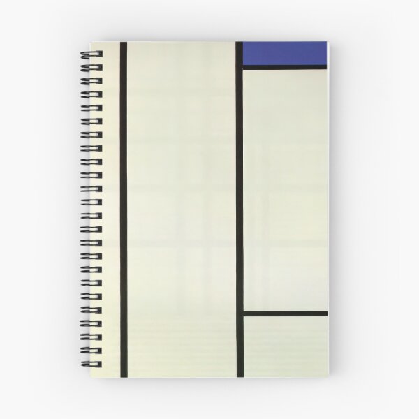 Item preview, Piet Mondrian - Vertical Composition With Blue And White designed and sold by meldefiart.