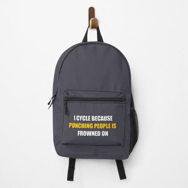 Item preview, Funny Cycling Quote – I Cycle Because Punching People Is Frowned On designed and sold by VoglR.