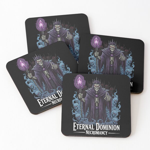 Item preview, Eternal Dominion Necromancy Skeleton King Dark Fantasy designed and sold by k3rstman1.