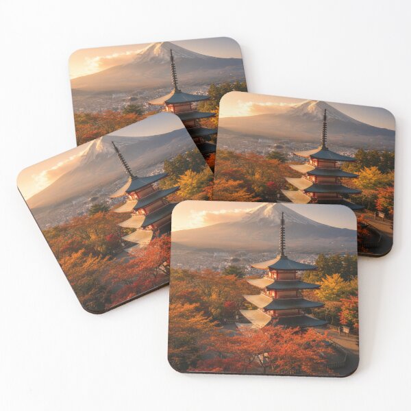 Item preview, Golden Mount Fuji Autumn Dreamscape designed and sold by PrintBreeze.