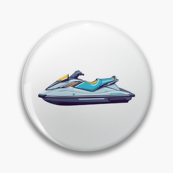 Item preview, Tropical Jet Ski Paradise Sticker designed and sold by KiValuate.
