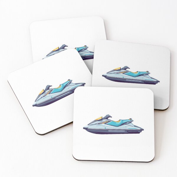 Item preview, Tropical Jet Ski Paradise Sticker designed and sold by KiValuate.