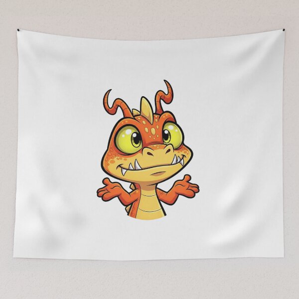 Item preview, Unisex Funny Friendly Dragon Character Full-Body Design designed and sold by Zippy Creation.