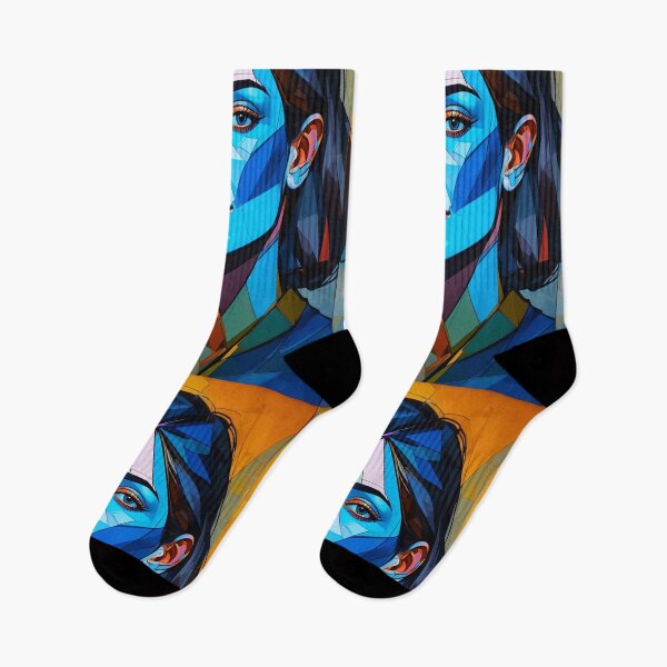 Item preview, Cubist portrait of a woman designed and sold by Hot4Shirt.