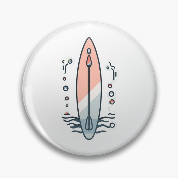 Item preview, Tropical Paddle Board Paradise Sticker designed and sold by KiValuate.