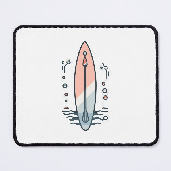 Item preview, Tropical Paddle Board Paradise Sticker designed and sold by KiValuate.
