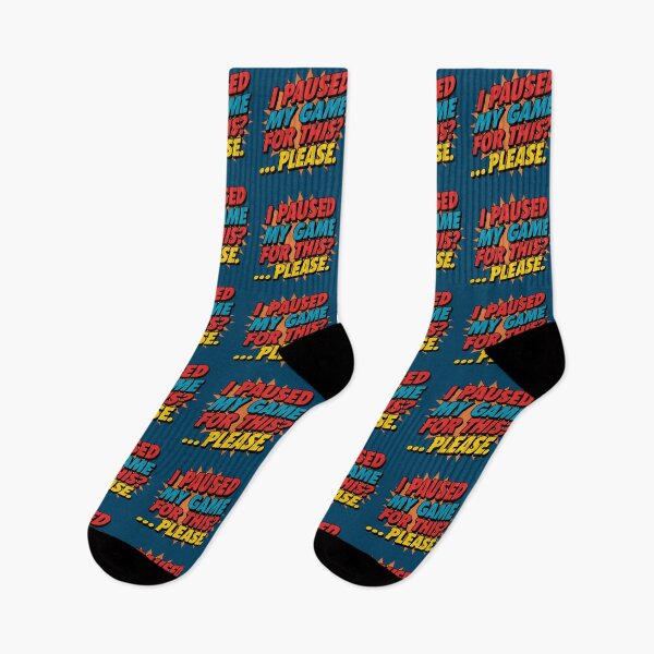 Item preview, I Paused My Game For This? … Please! – Funny Gamer Retro Comic Style Design designed and sold by TestudoDesign.
