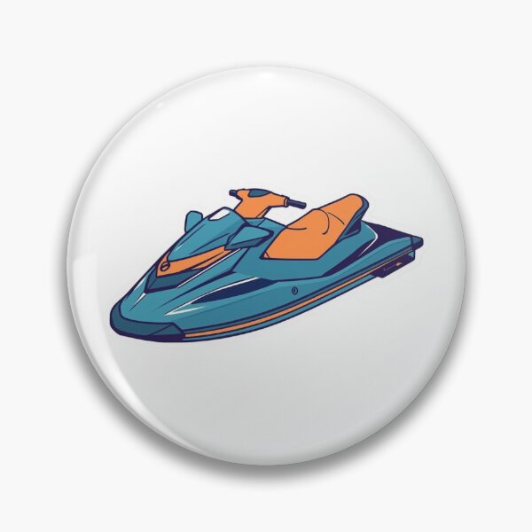 Item preview, Cute Kawaii Jet Ski Character Sticker designed and sold by KiValuate.