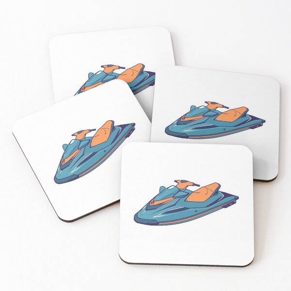 Item preview, Cute Kawaii Jet Ski Character Sticker designed and sold by KiValuate.