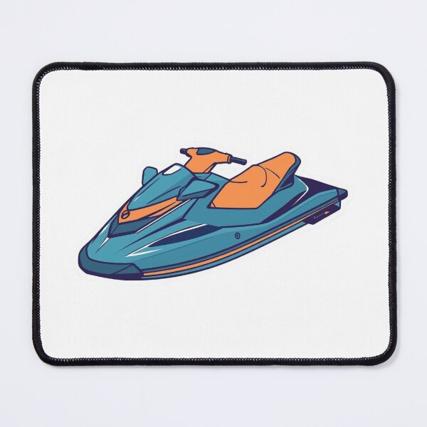 Item preview, Cute Kawaii Jet Ski Character Sticker designed and sold by KiValuate.