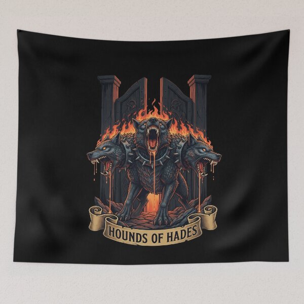 Item preview, Hounds of Hades Cerberus Underworld Guardian designed and sold by k3rstman1.