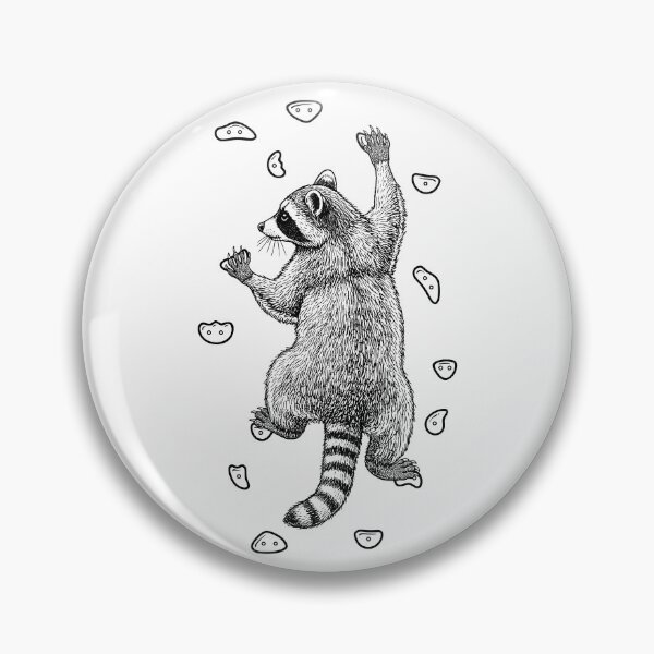 Item preview, Rock Climber Indoor Wall Climbing Raccoon Funny Climbers designed and sold by GrandeDuc.