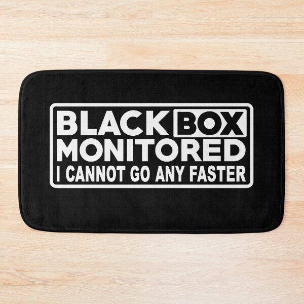 Item preview, BLACK BOX MONITORED FUNNY CAR STICKERS DECALS YOUNG DRIVER BUMPER WINDOW VINYL designed and sold by ezuldeen48.