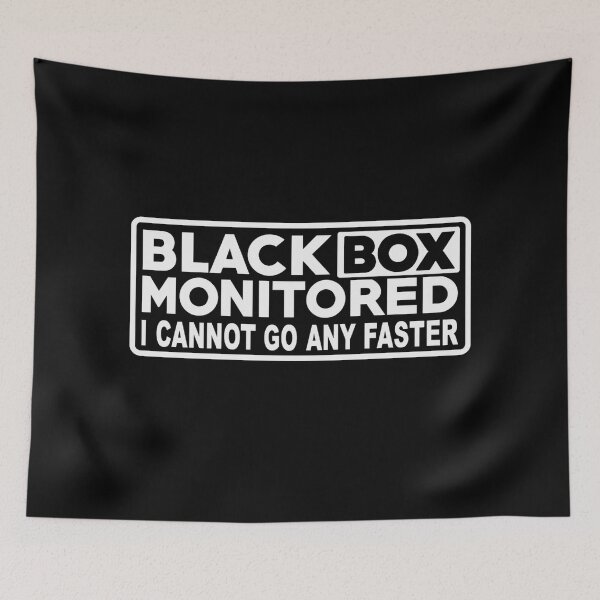 Item preview, BLACK BOX MONITORED FUNNY CAR STICKERS DECALS YOUNG DRIVER BUMPER WINDOW VINYL designed and sold by ezuldeen48.