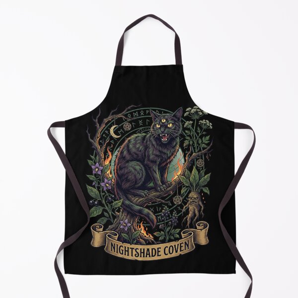 Item preview, Nightshade Coven Three Eyed Witch Cat designed and sold by k3rstman1.