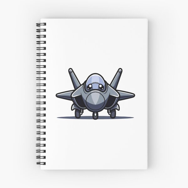 Aperçu de l'œuvre Avion furtif de style anime, vue de face | Chasseur de combat inspiré du F-22 créée et vendue par Combat Skies.