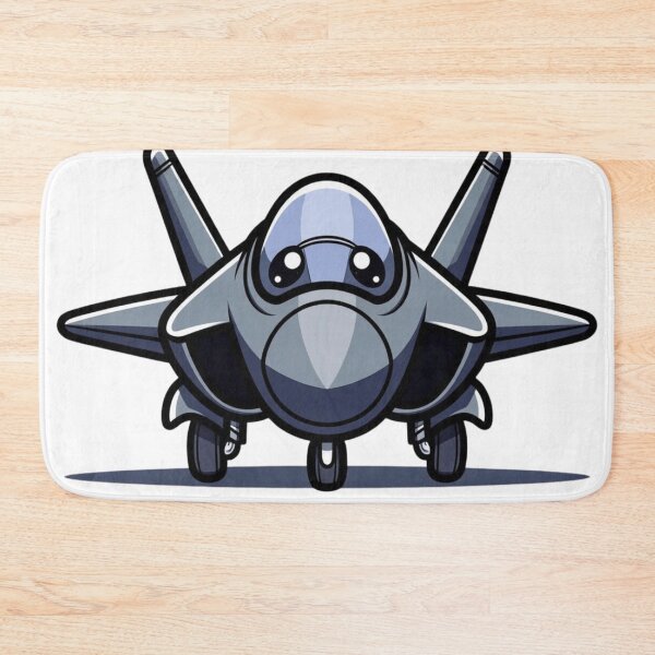 Item preview, Front View Anime Stealth Jet | F-22 Inspired Cartoon Fighter designed and sold by Combat Skies.