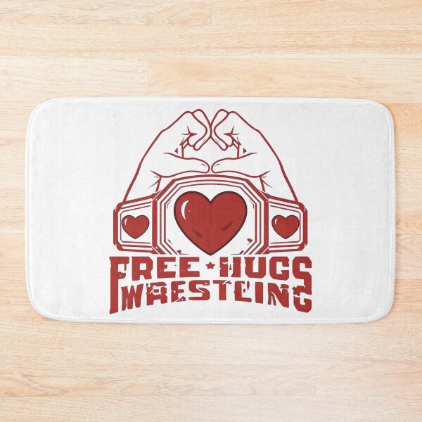 Item preview, FREE HUGS Retro 80s Wrestling | Funny Vintage Spandex Graphic designed and sold by Bada-stickers.