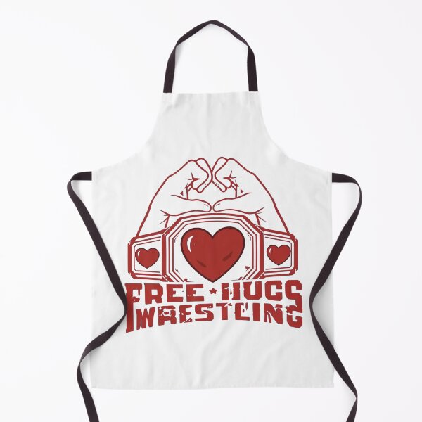 Item preview, FREE HUGS Retro 80s Wrestling | Funny Vintage Spandex Graphic designed and sold by Bada-stickers.