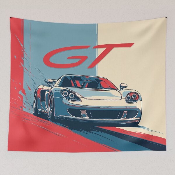 Item preview, Carrera GT 980 Supercar essential poster designed and sold by blackdogshop.