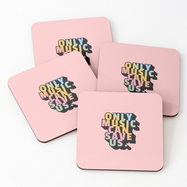 Item preview, Only Music Can Save Us Pastel Gradient Aesthetic designed and sold by creativerooney.