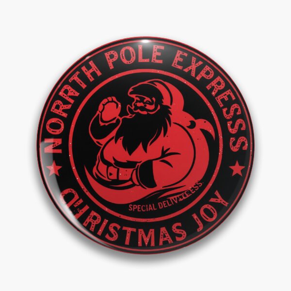 Item preview, Santa’s Air Mail Stamp Design Retro “North Pole Express”  5 designed and sold by Neon G.