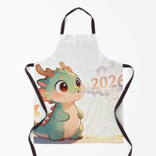 Item preview, Happy Lunar New Year 2026 – Sweet Baby Dragon Blowing 2026 designed and sold by BlueYasmine.
