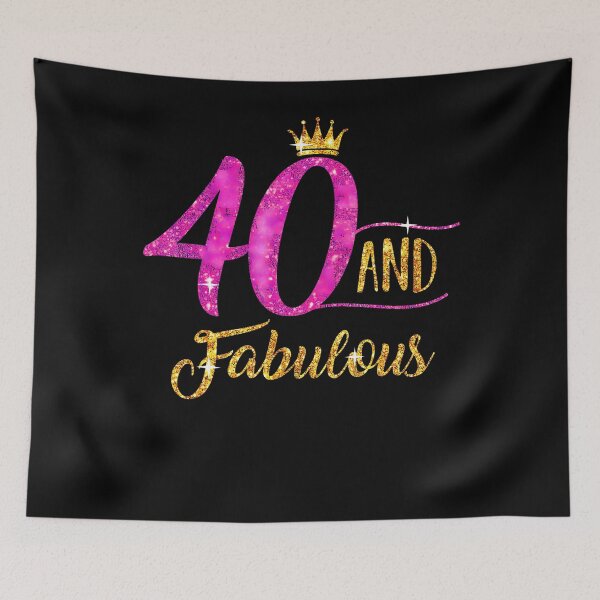 Item preview, 40 And Fabulous 	 40Th Birthday Gift 40 Yrs Old B-Day designed and sold by TysonLangosh.