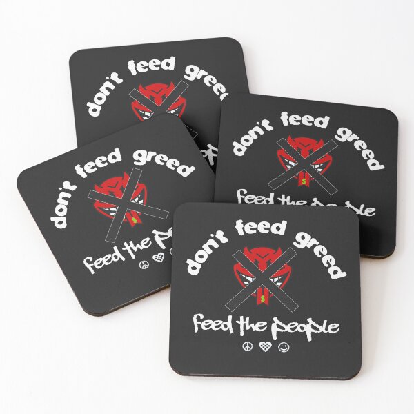 Item preview, Don't Feed Greed Feed The People - Eat The Rich - Activism Protest Design designed and sold by AldenTees.