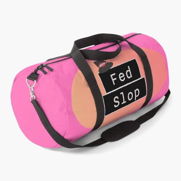 Item preview, Fed Slop Psyop Meme - Internet Culture Satire - Mango Talk Bubble - Hot Pink edition designed and sold by Miss Cutie Designs.