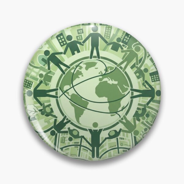 Item preview, Geography and Society - Illustration of Global Interconnection designed and sold by ViralCollector.