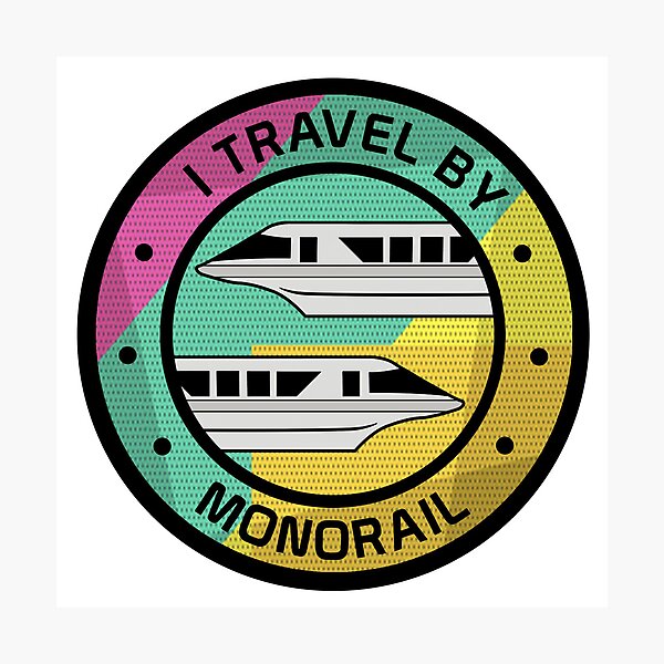 Item preview, Monorail2Travel1990sSilver designed and sold by WDWretro.