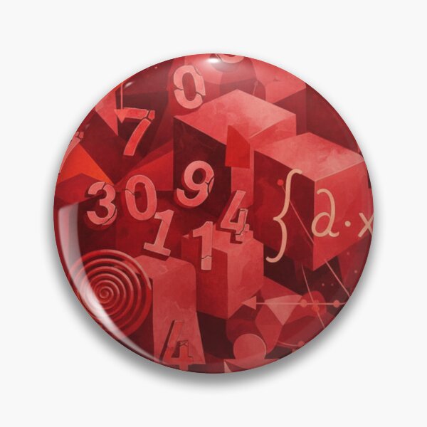 Item preview, Concepts of Algebra and Geometry - Red Mathematical Digital Art designed and sold by ViralCollector.
