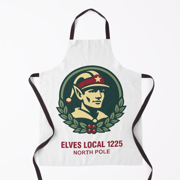 Item preview, Elves Local 1225, North Pole designed and sold by RisingWolfStudio.