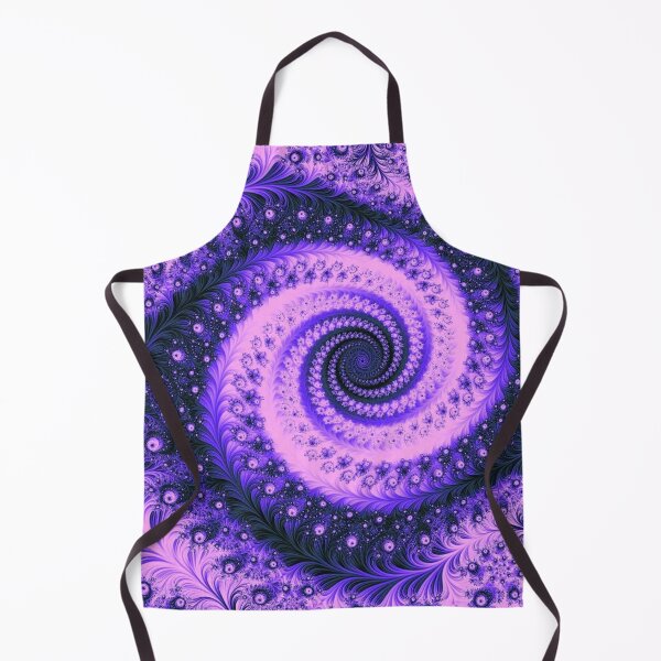 Item preview, Abstract Purple & Pink Floral Inverted Fractal Swirl designed and sold by SXW Designs.