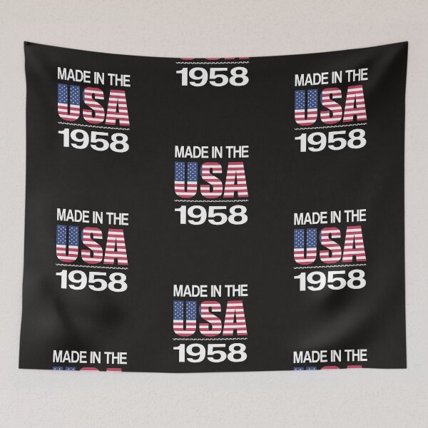 Item preview, 60 Years Old Birthday Gift Made In USA 1958 designed and sold by josima.