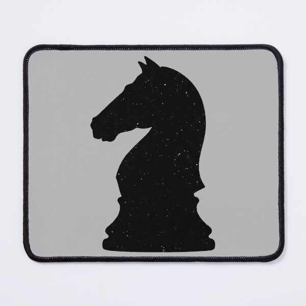 Item preview, space chess - chess pieces - KNIGHT - galaxy silhouette designed and sold by Prtina.