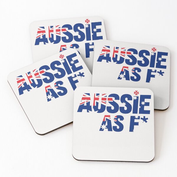 Item preview, Aussie as F*"**  Australian Slang Shirt - Funny Aussie Saying Gift designed and sold by FitEnvy.